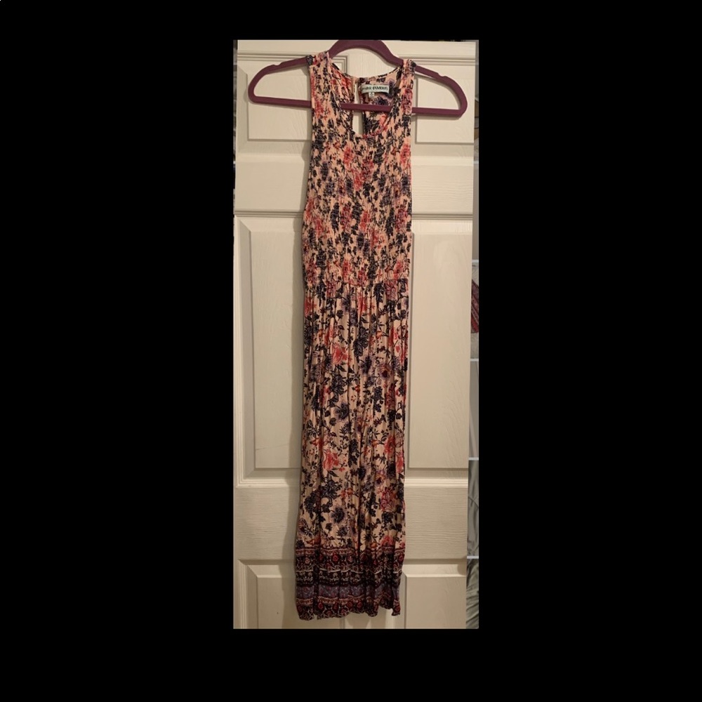 Pink Floral Jumpsuit